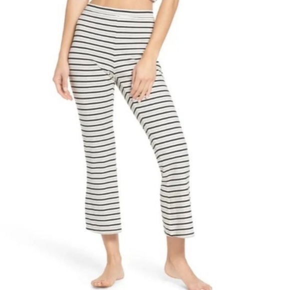BB DAKOTA FLARE FOR DRAMA STRIPED LOUNGE PANTS - NWT! - Picture 2 of 13